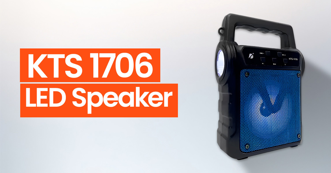 KTS 1706 LED Speakers available at bulk rates on Saddar App for wholesale buyers.