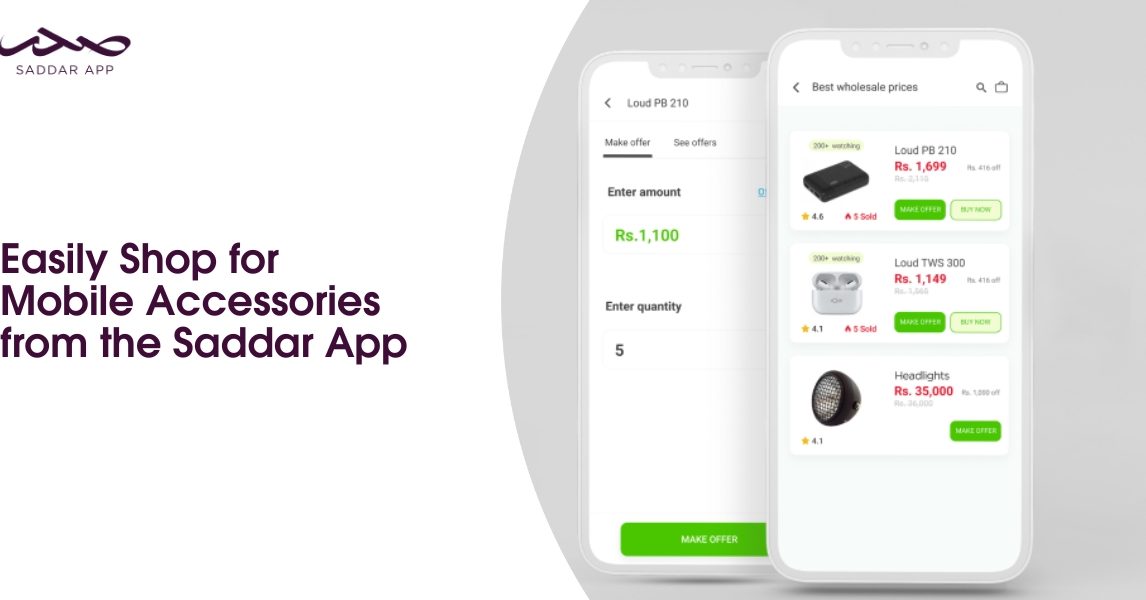 Easily Shop for Mobile Accessories from the Saddar App